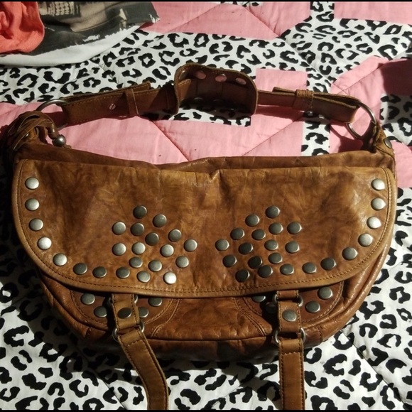 Steve Madden Handbags - Vintage Steve Madden - Genuine Leather Studded Handbag
